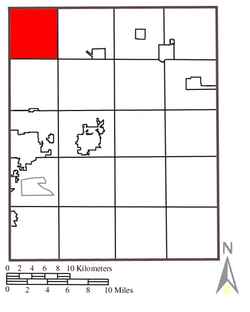 Location within Portage County