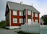 April 2022: Geburtshaus des Polarforschers Knud Rasmussen in Ilulissat, Grönland