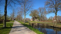 Roodeschuur aan de Feanster Feart in 2017