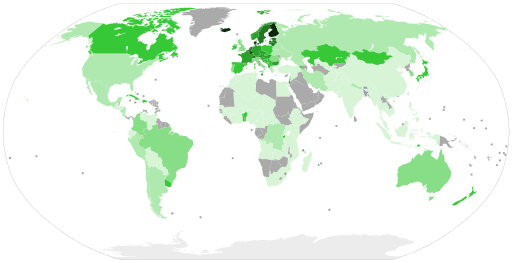 Relative number of Esperanto link members by country (2020).svg