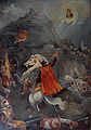 Petar Kružić Defeats the Turkish Army, oil on canvas