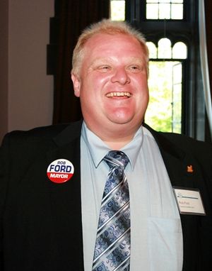 Rob Ford, Toronto City Councillor and candidat...