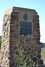 Memorial at the site Sand River Convention Monument. Independance of Transvaal Republic. 21Km from Winburg in the Freestate..jpg