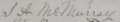 Sarah Ann McMurray's signature
