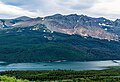 Scenic Point rises above Lower Two Medicine Lake