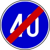 End of minimum speed limit