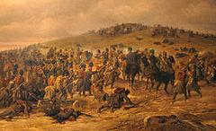 1864年2月3日のオーバーゼルク(Oberselk)の戦いのオーストリア軍 ウィーン軍事史博物館