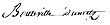 Signature de Louis-Ghislain de Bouteville du Metz