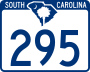 South Carolina Highway 295 marker