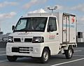 チルド車：冷蔵品の輸送。 （日産・NT100クリッパー）