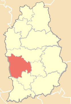 Location of Tangail Sadar in Tangail District