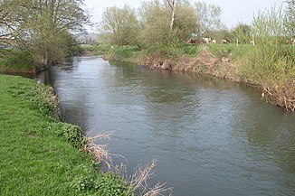 River Lugg ba Hampton Bishop