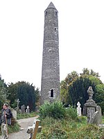 The round tower at Glendalough - geograph.org.uk - 1545666.jpg