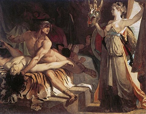 Thetis bringing the Arms forged by Vulcan to Achilles (1866), Beaux-Arts de Paris