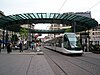 A Strasbourg tram at Homme de Fer station in 2009