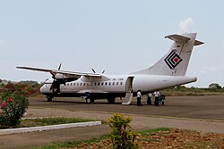 ATR 42-300 der Trigana Air Service (Flugzeug inzwischen bei Absturz zerstört)