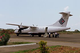 PK-YRN, l'avion impliqué dans l'accident, ici photographié à l'aéroport de Komodo en septembre 2008.