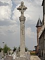 Croix sculptée du cimetière de Trouville.
