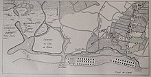 Plan du village de Leure et de Notre-Dame de Grâce par Alphonse Martin.