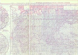 USAF World Aeronautical Chart (WAC), Rückseite von Toulouse (PC 319 B), Maßstäbe der Serien 1:1.000.000, 1960