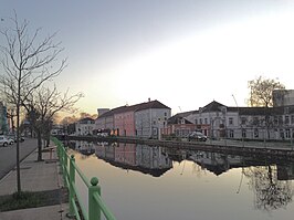 Het Canal du Centre in Montceau-les-Mines