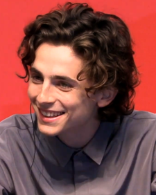 A photograph of Timothée Chalamet at the 24th Busan International Film Festival in 2019