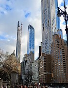 Pencil towers in New York City