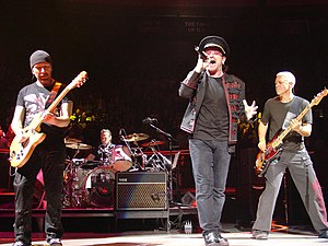 U2 on Vertigo Tour concert 21 Novemeber 2005, ...