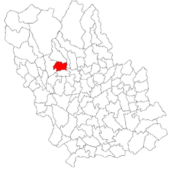 Location of Aluniş, Prahova