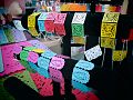 Pulseras estilo papel picado