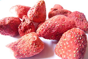 Freeze-Dried Strawberries that have been aboar...