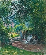 "Au Parc Monceau" (1878) de Claude Monet (W 467)