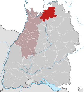 Localisation de Arrondissement de Neckar-Odenwald