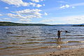 Badestrand ved Meierisvingen Foto: Øyvind Holmstad