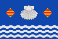 Bandera de Beniflà Aprovada el 18 de gener de 2016.[35]