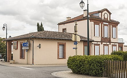 L'ancienne façade de la maire