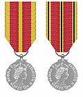 Miniatuur voor Queen’s Fire Service Medal