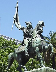 Monumento al Generalo Manuel Belgrano en Bonaero