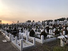 View of Nor Burastan Cemetery