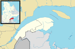 Les Îles-de-la-Madeleine (Magdalen Island) is located in Eastern Quebec