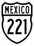 Federal Highway 221 shield