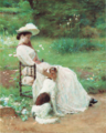 La femme au chien, Pastel, 1904