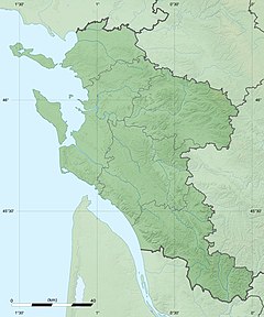 Mapa lokalizacyjna Charente-Maritime