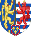 Wappen des Erbgroßherzogs Jean von Luxemburg 1953 anlässlich seiner Hochzeit
