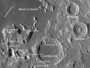 Condorcet und Umgebung (LROC-WAC)