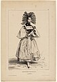 Costume bourgeois de Berne, Suisse, vers 1830.