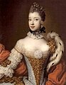 1761, portrait de Charlotte de Mecklembourg-Strelitz en grand habit