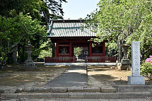 法善寺の入り口（茨城県稲敷市小野）