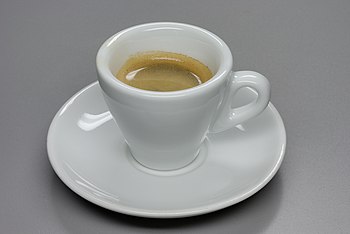 A cup of espresso