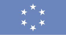 Drapeau du Territoire sous tutelle des îles du Pacifique.